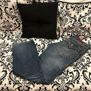 True Religion Relaxed Blue Jeans for Men